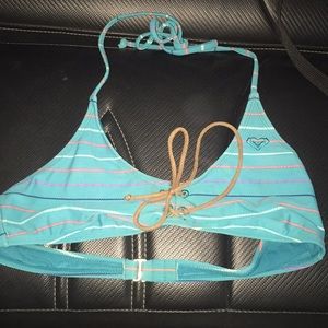 Roxy sexy lace up bikini top medium 👙